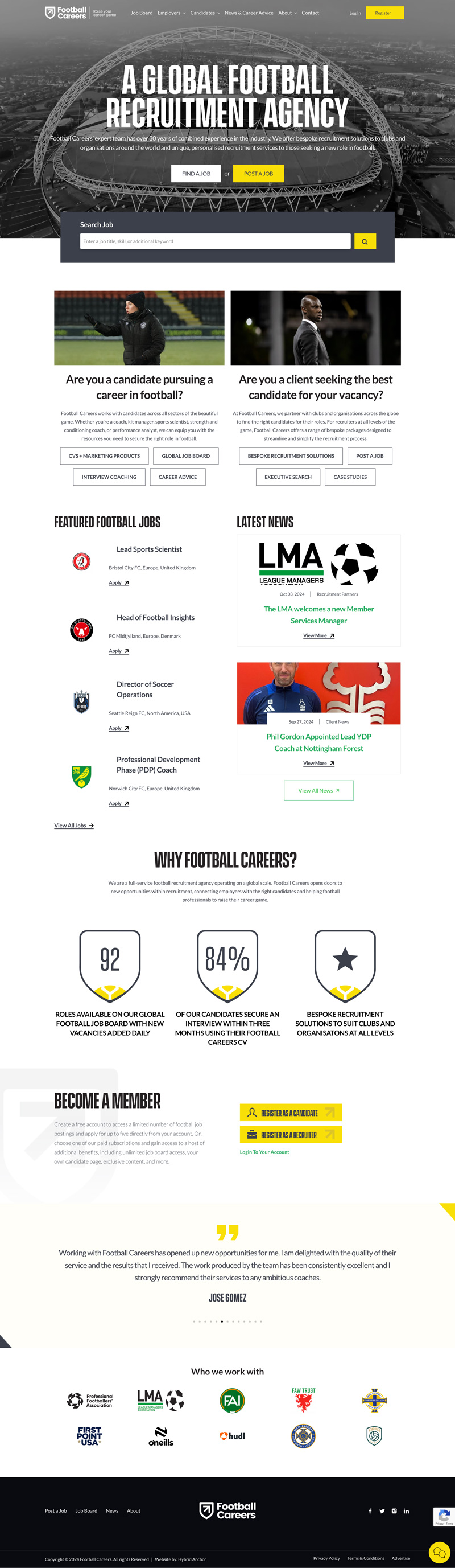 Football Careers